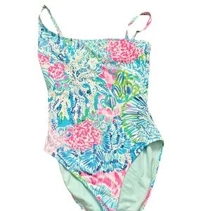 Lilly Pulitzer fun colorful one piece suit size 4